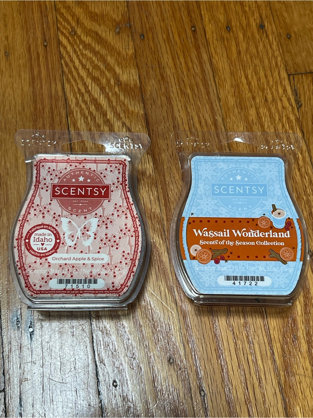 Scentsy Orchard Apple & Spice and Wassail Wonderland Wax